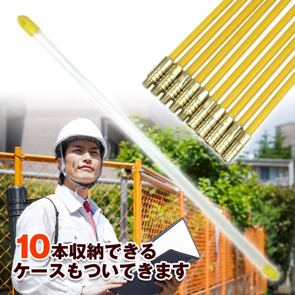 Amazon.co.jp: Koars 通線作業用 ジョイントライン 1m 10本 配線