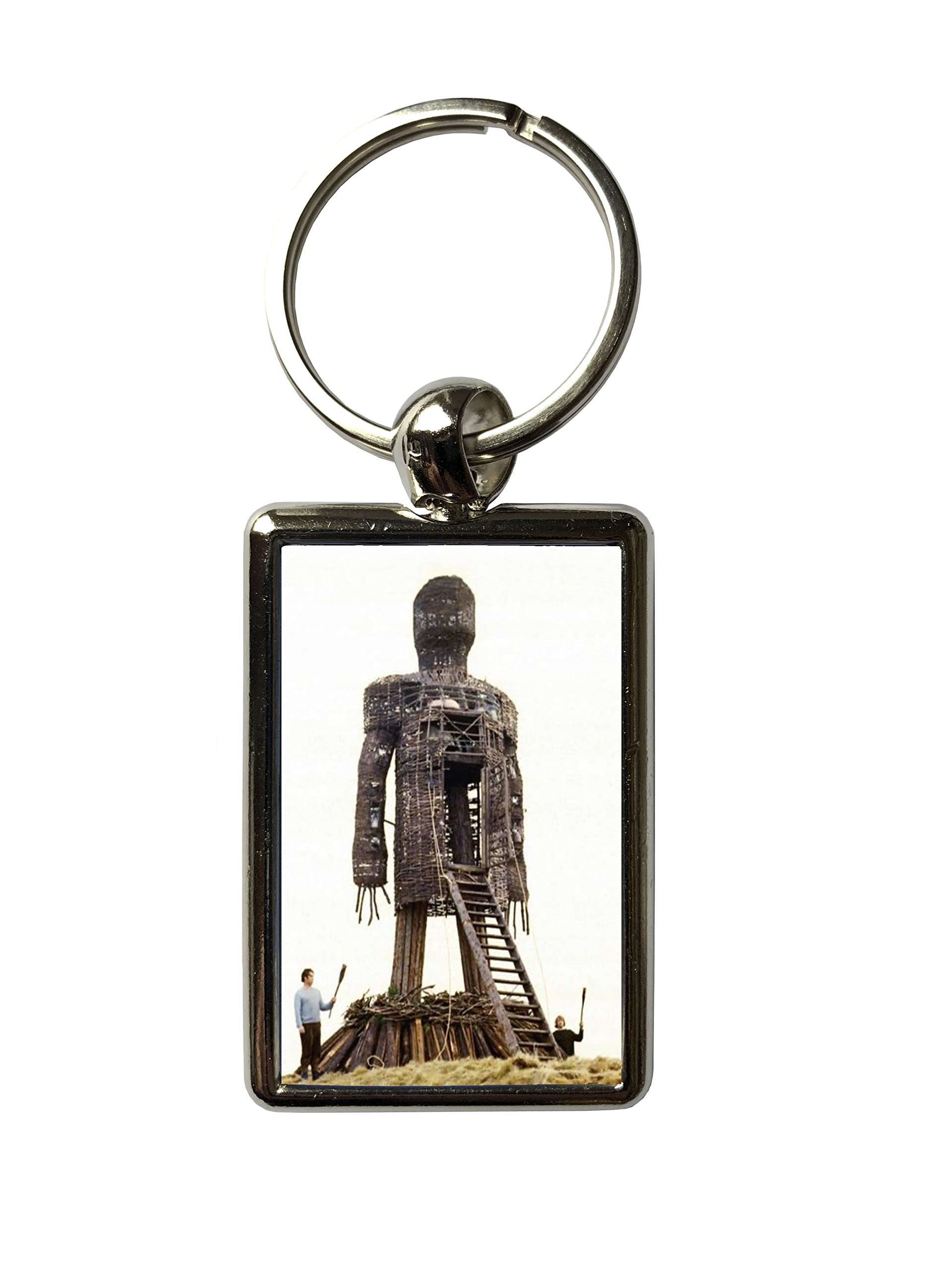 Super Universe The Wicker Man Classic Horror Metal Keyring 3 x 4.5 cm