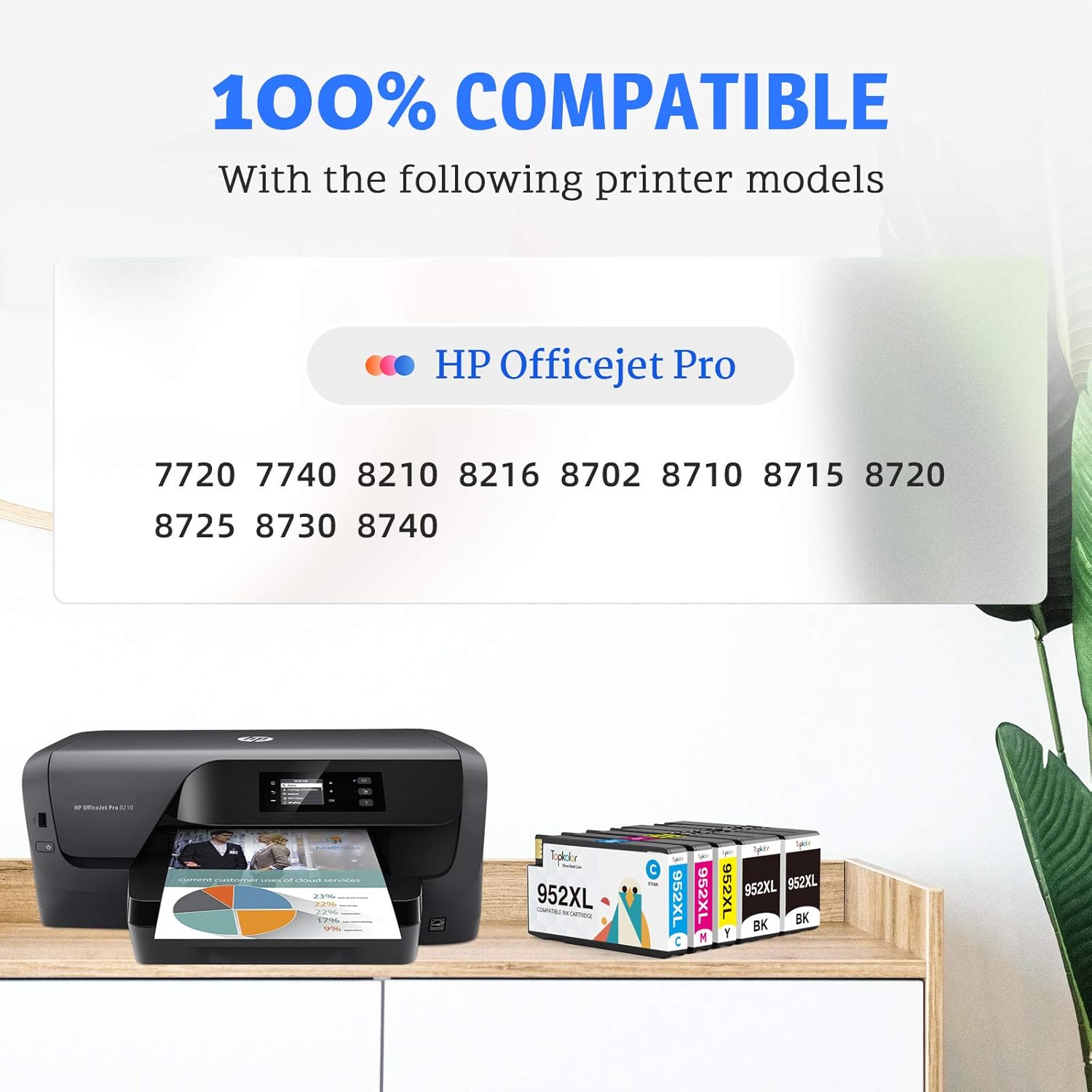Greatest Product Topkolor Compatible HP 952XL 952 XL Ink Cartridges for HP OfficeJet Pro 8710 8216 8702 8710 8715 8720 8725 8730 8740 Printer 5 Combo Pack 70% Off Discount Topkolor Compatible HP 952XL 952 XL Ink Cartridges for HP OfficeJet Pro 8710 8216 8702 8710 8715 8720 8725 8730 8740 Printer 5 Combo Pack