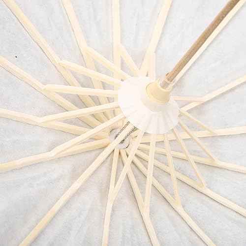 Miniatura 8 de Sombrilla mini paraguas de muñeca, sombrilla de papel blanco en blanco, paraguas para manualidades, paraguas para bebidas, cócteles, decoración de