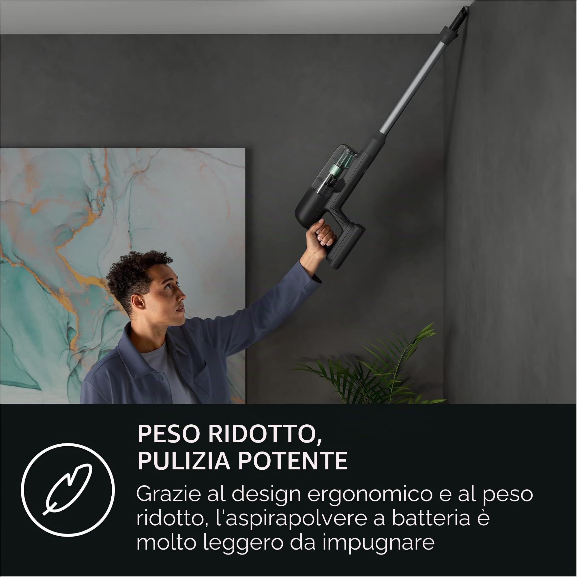 AEG ap71ub14am 900 402 184, Aspirapolvere Senza Fili e Portatile, Grigio granito