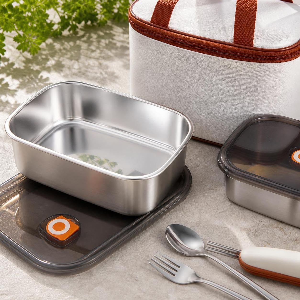 Boîte Repas en Acier Inoxydable 304