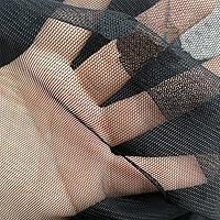SJHmoo Black Mosquito Net Cloth 60x120in - DIY Bug Insect Barrier Mesh for Porch, Bed Canopy, Outdoor, Wedding Decor
