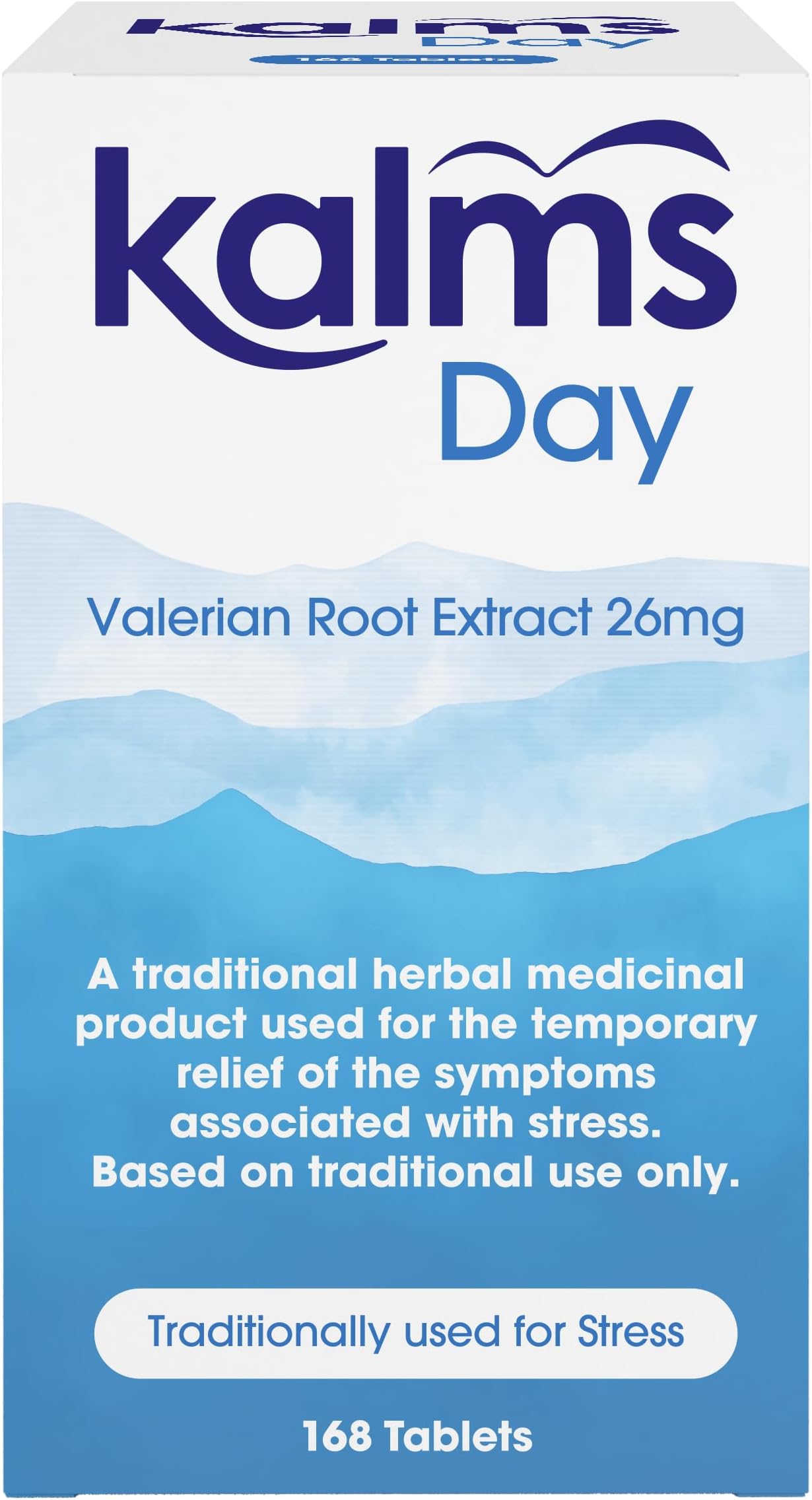 Kalms Day 168 Tablets - Traditional Herbal Medicinal Product Used for The Temporary Relief of Symptoms associated with Stress.