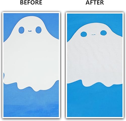 Miniatura 5 de HTVVETUR 14 hojas de vinilo de soplo 3D de transferencia de calor de 12 x 10 pulgadas, vinilo de transferencia de calor para prensa de calor,