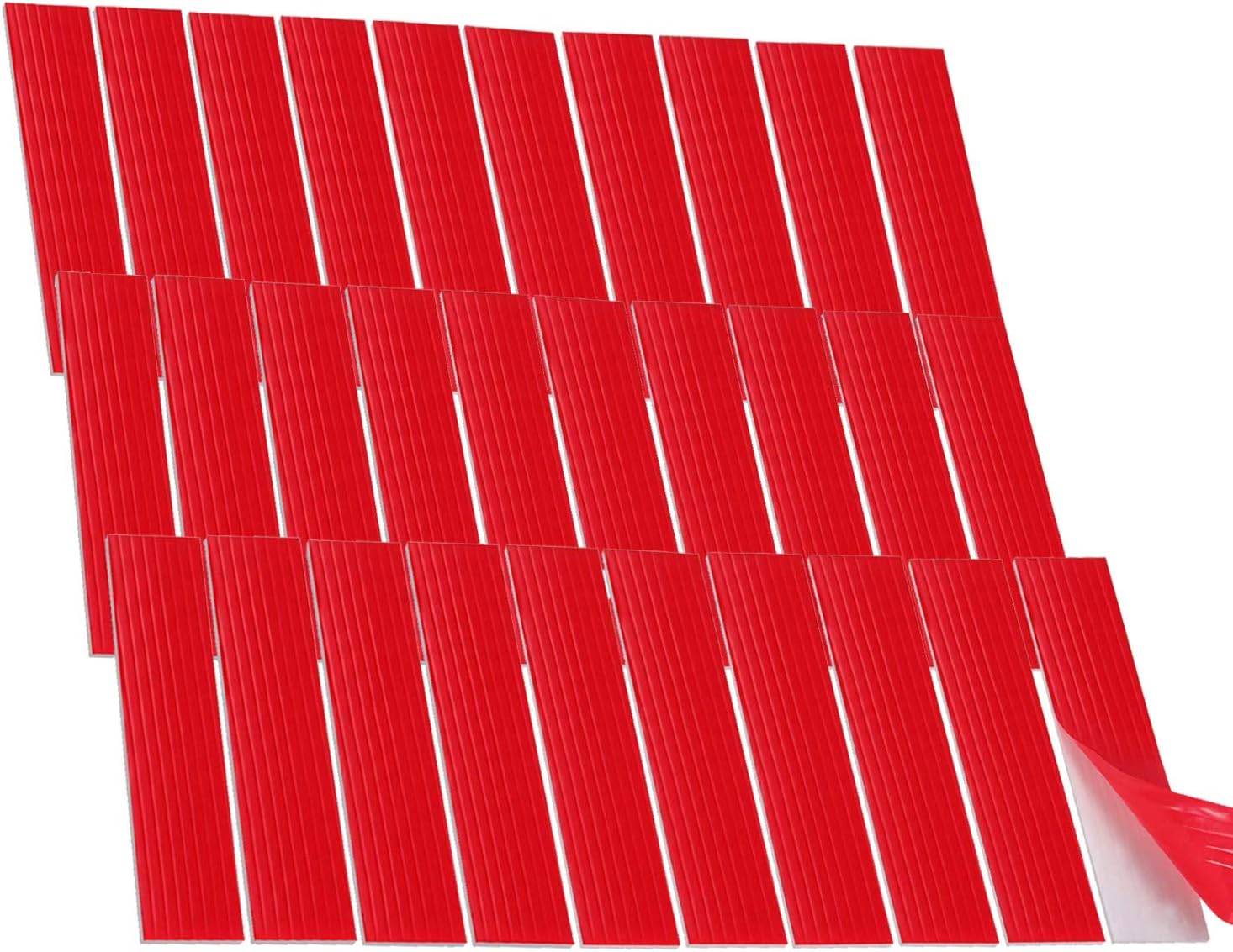 FEPITO 30 Pack Number Plate Sticky Foam Pads for Car License Number Plate Fixing Self-adhesive Double Sided