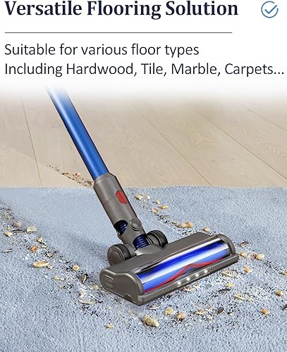 Miniatura 3 de Accesorios de piso de madera dura para aspiradoras Dyson V7 V8 V10 V11 V15 con luces LED, piezas de repuesto de cabezal de repuesto de cepillo