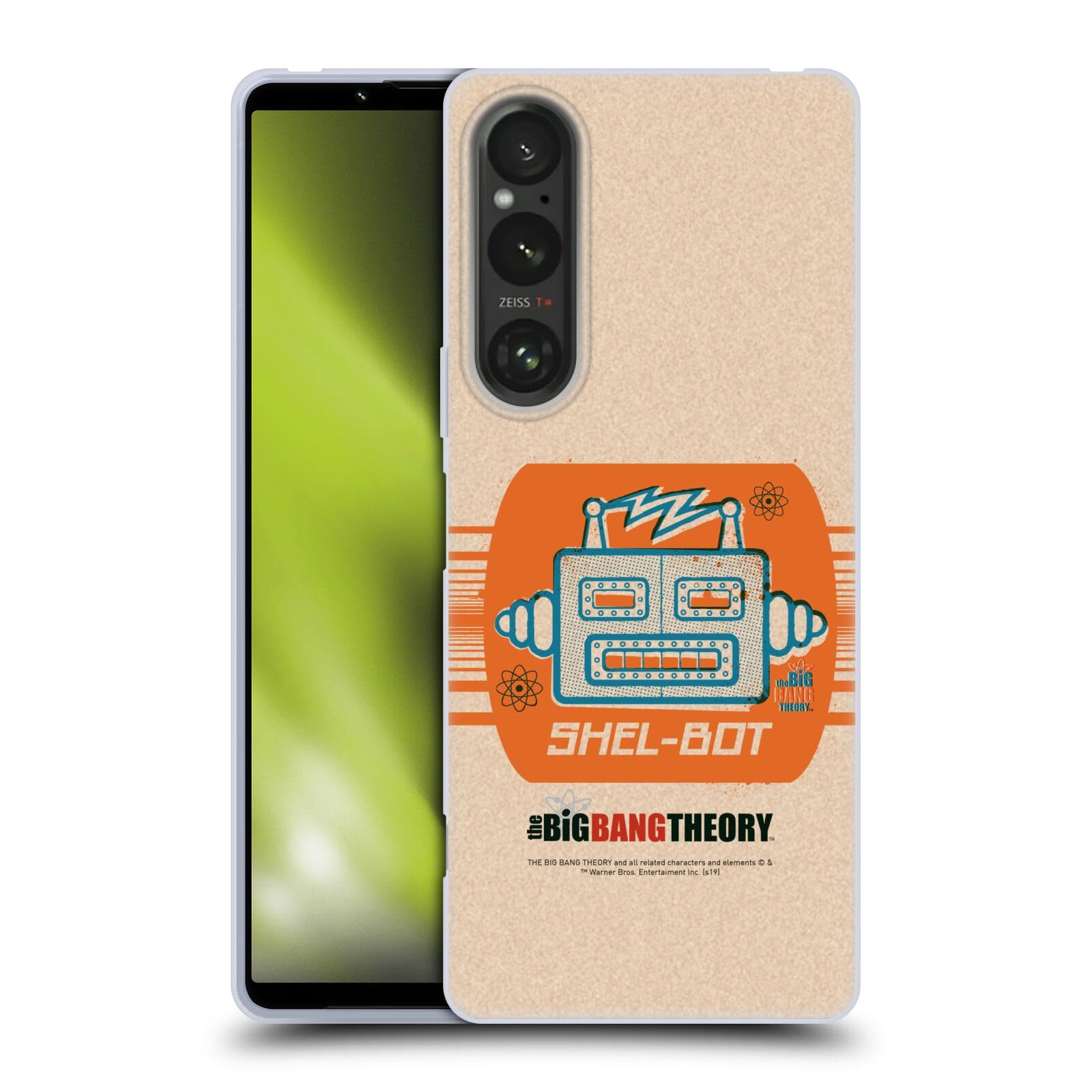 Head Case DesignsOfficially Licensed The Big Bang Theory Shel-bot Iconic Soft Gel Case Compatible With Sony Xperia 1 V 5G