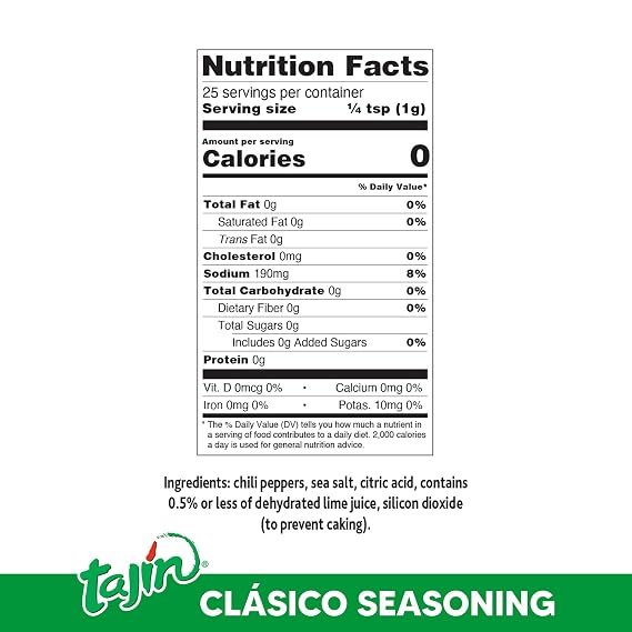 Tajin Clasico Seasoning, Mini Display Pack of 40 Portable Bottles, Authentic Mexican Chili Lime Spice Blend for Fruit, Snacks, Tacos, and Cocktails, Zesty Flavor Enhancer, 0.35 oz (Pack of 8)