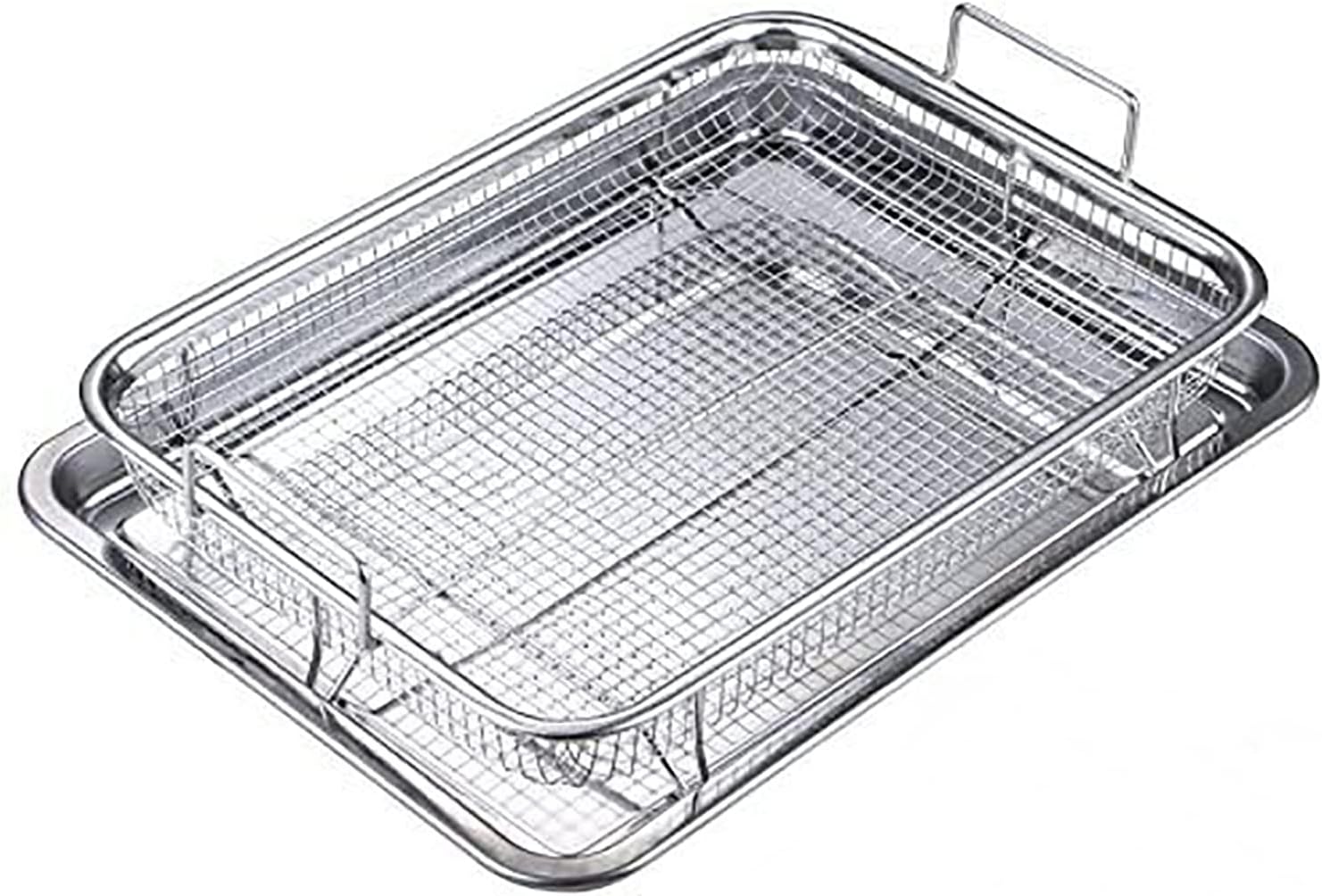 Air Fryer Basket for Oven,12x8.8 Inch Stainless Steel Oven
