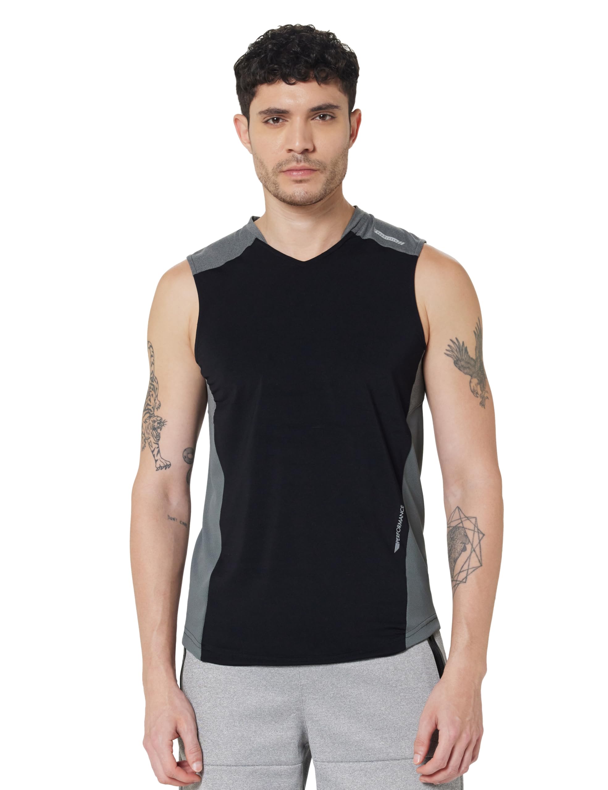 Men Active Sports Swift Dry Vest - High Stretch, Mesh Ventilation