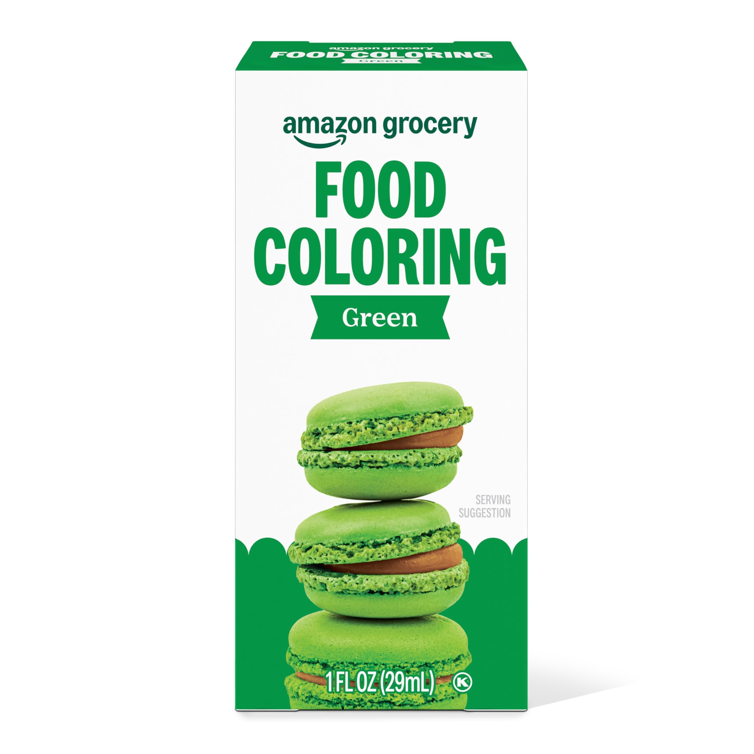 Amazon Fresh, Green Food Coloring, 1 Fl Oz (Previously Happy Belly, Packaging May Vary)