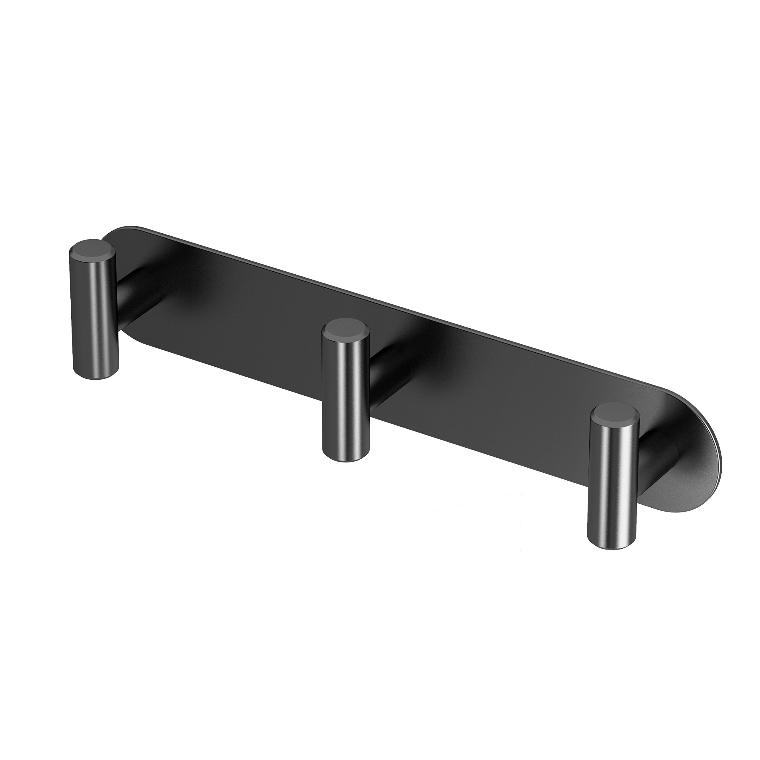 Gatco 1292MX Modern Décor Hook, Matte Black, Triple