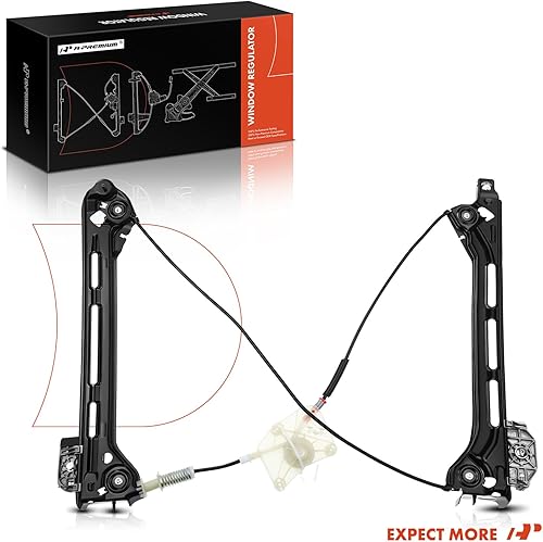 Miniatura 8 de A-Premium Elevalunas eléctrico delantero derecho sin motor compatible con Volkswagen Beetle 2013-2019 convertible lado del pasajero delantero