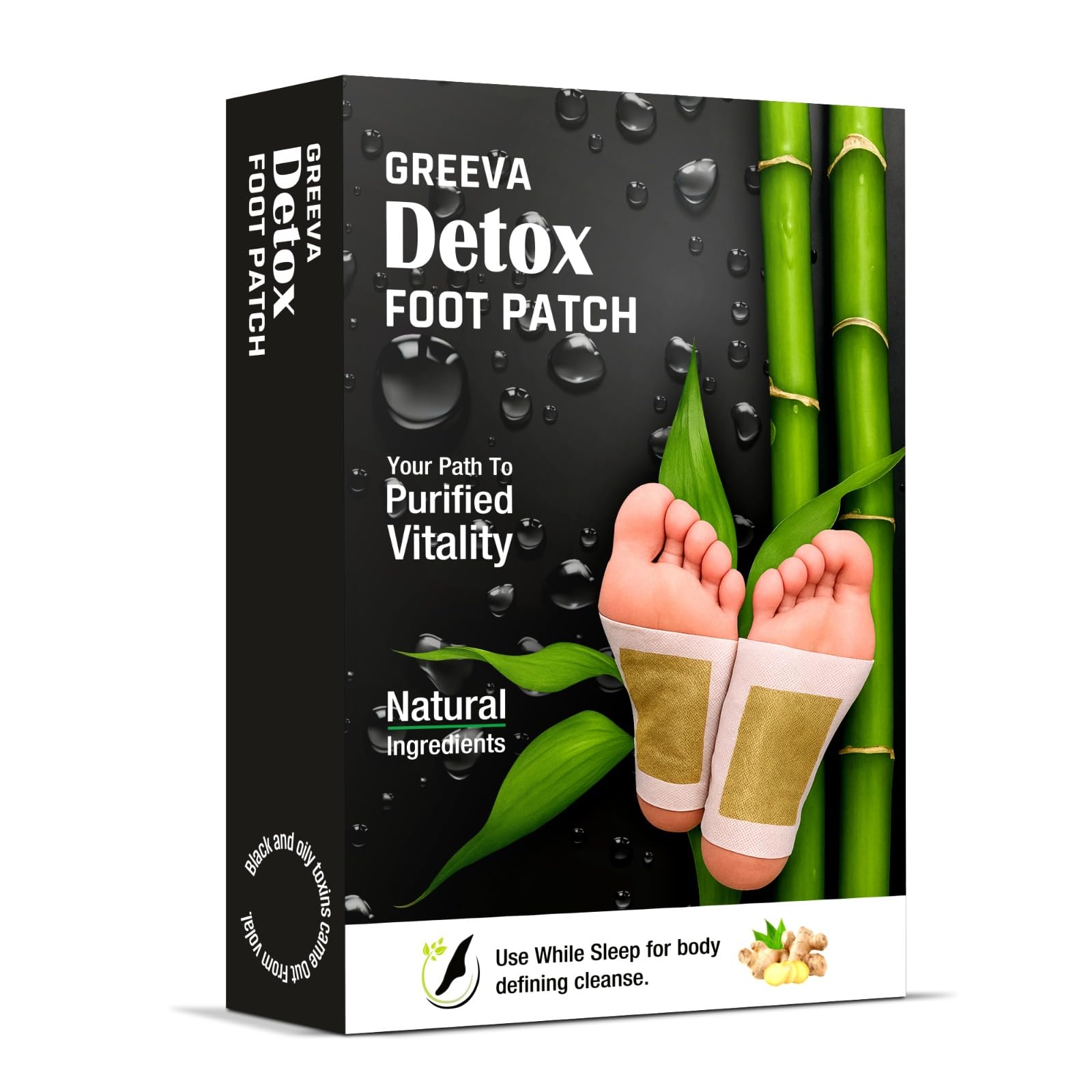 Premium Detox Foot patches, Cleansing Toxin Remover Foot Pads, Pain Relief,Stress Relief Sleep Patch for Detoxification, For Men & Women (pack of 3= 30 pads)-picture-34
