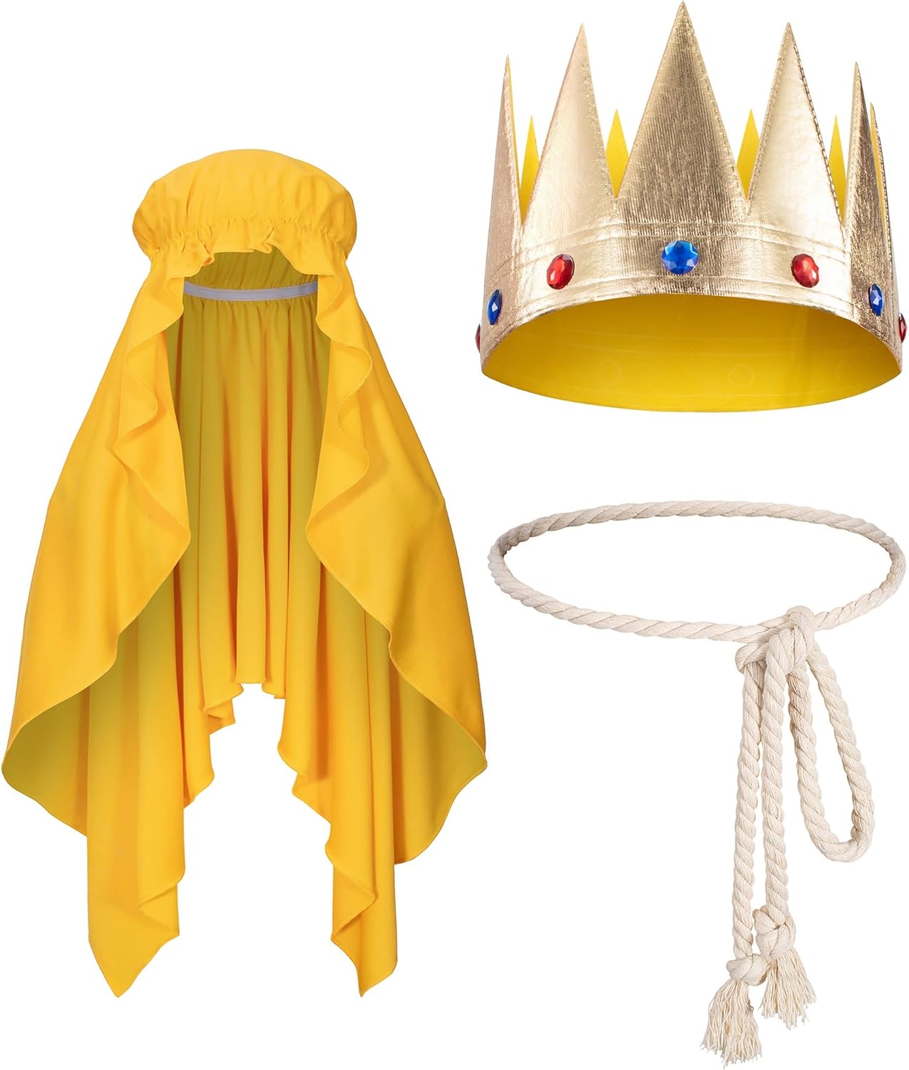 TOKYO REVENGERS Kids 3 Wise Men Robe Biblical Nativity Outfit Three Kings Costume For Boys Accessories Set