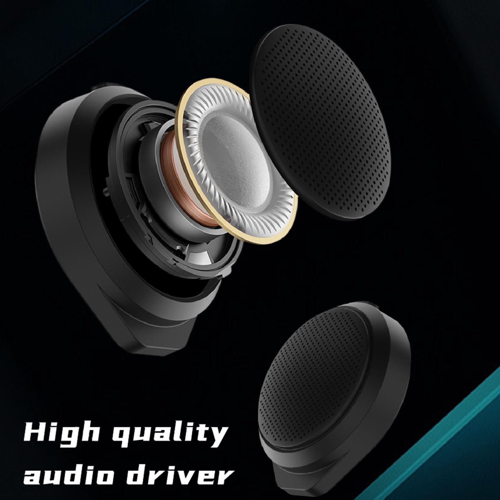 VGEBY Casque Moto Bluetooth sans Fil, avec Télécommande et Autonomie 50 Heures pour Ski, Escalade, Randonnée, Vélo Urbain