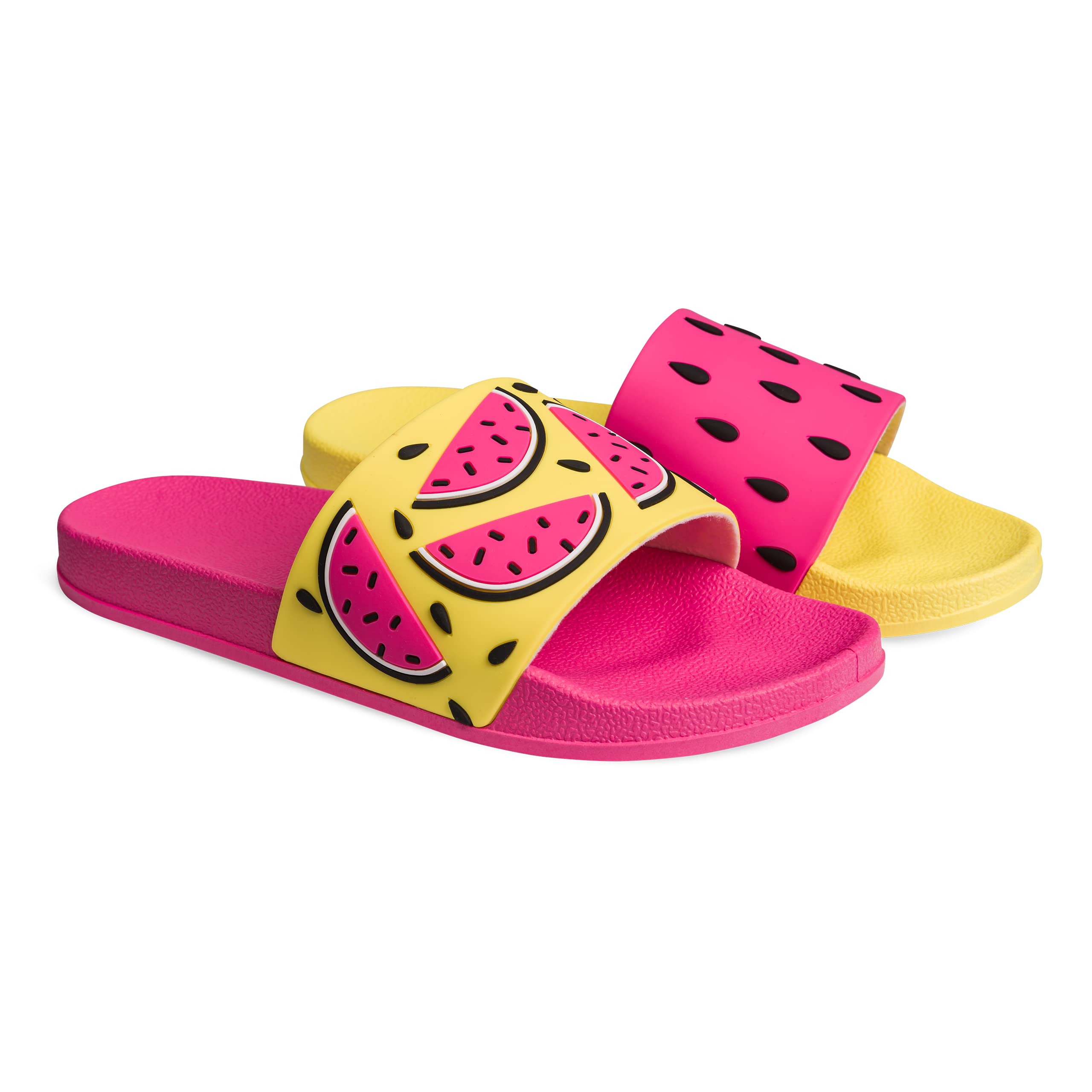 Dedoles Ciabatte & Pantofole Donna Uomo & Bambini Sandali per Spiaggia e Piscina con tanti Design Patatine Fiori Volpe Lama Nuvole Ketchup Regalo