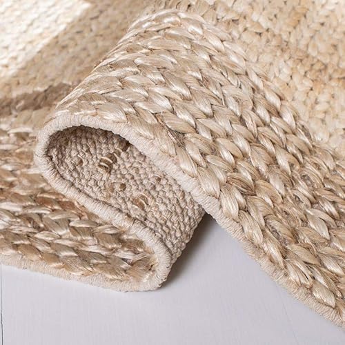 Miniatura 5 de Safavieh Kilim Collection - Alfombra de área de 8 x 10 pies, natural y beige, yute marroquí hecho a mano, ideal para zonas de alto tráfico en sala