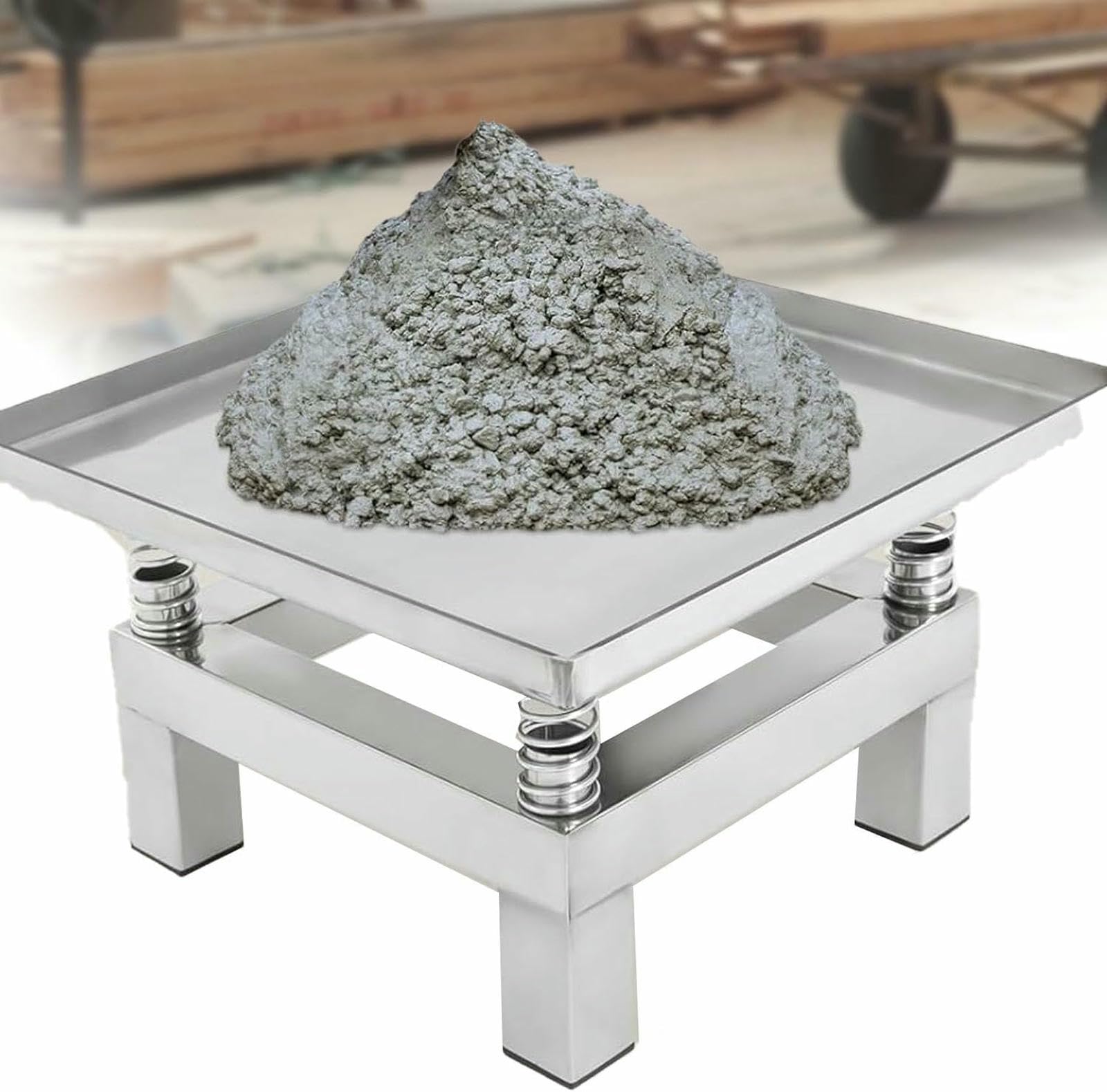 Banc d'essai de vibration en acier inoxydable table électrique béton