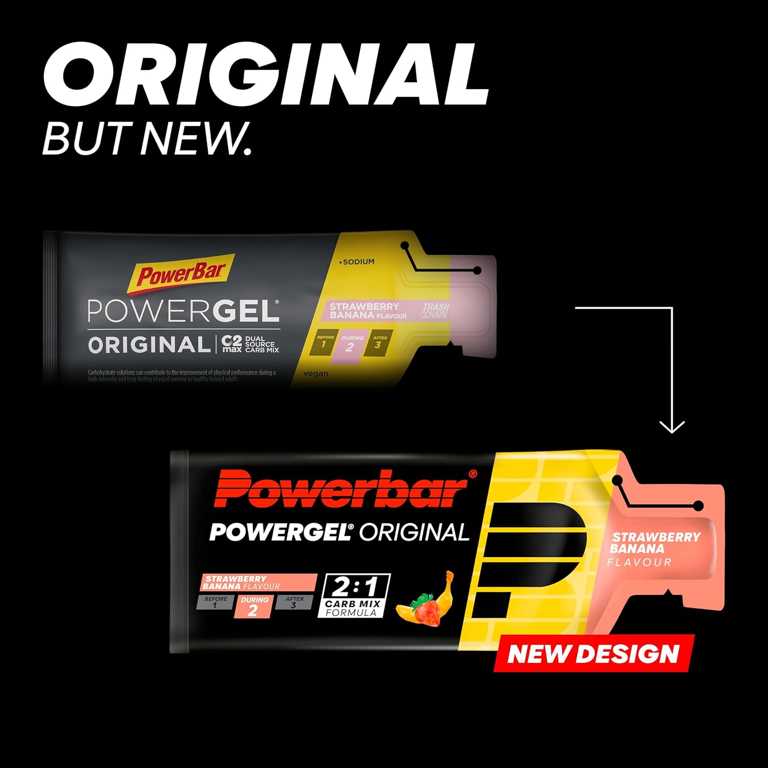Powerbar Powergel Original 41gr X 24 Gels Strawberry / Banana