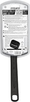 CHANNELLOCK 810NW 10-inch Adjustable Wrench | Black Phosphate/Oxide Finish | 1.38-inch Wide Mouth Jaw Capacity | Precise Jaw Design Grips in Tight Spaces | Measurement Scales for Easy Sizing