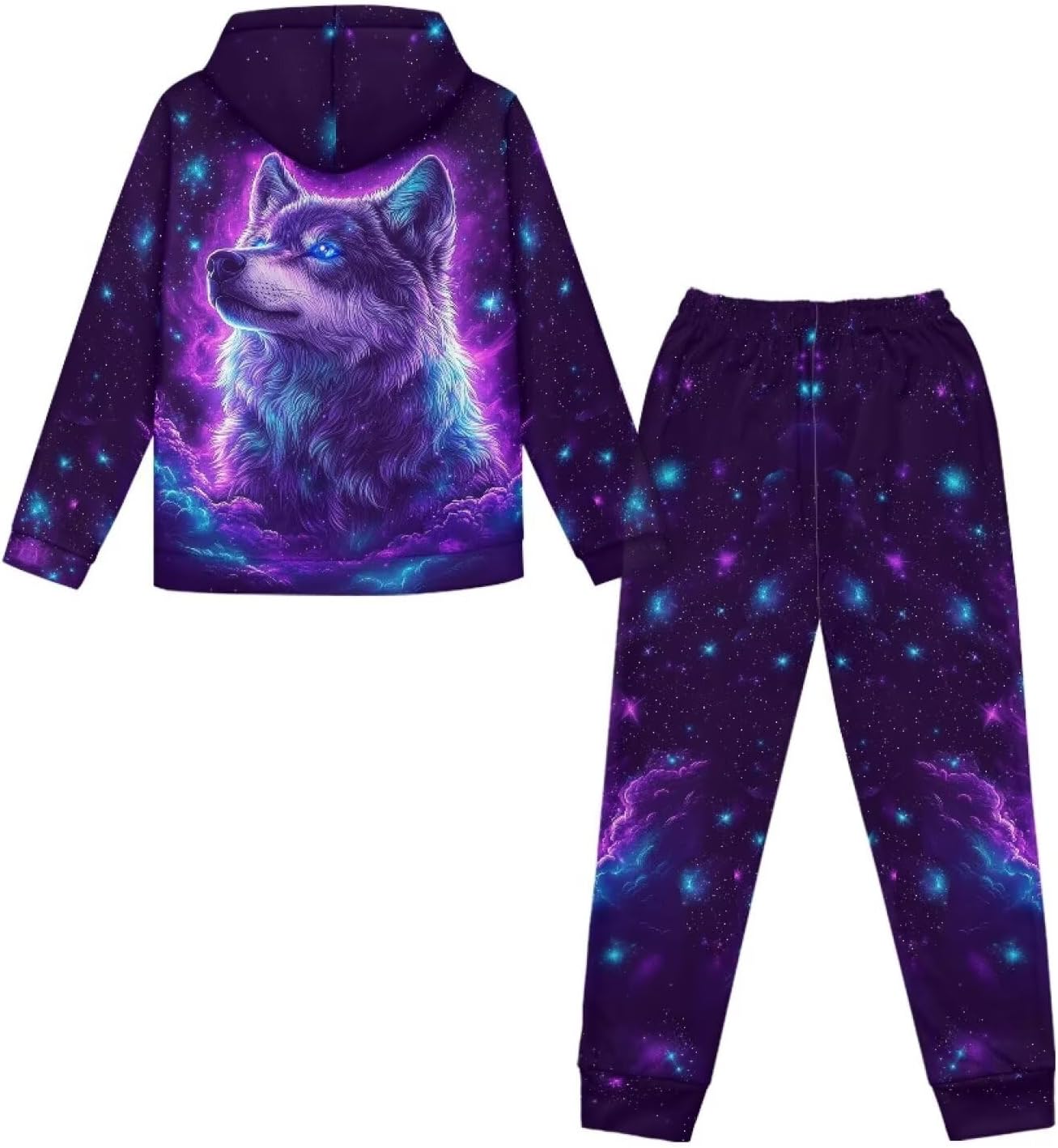 Upetstory Kids 2 Piece Hoodies and Pants for Girls Boys Size 5-12 Years