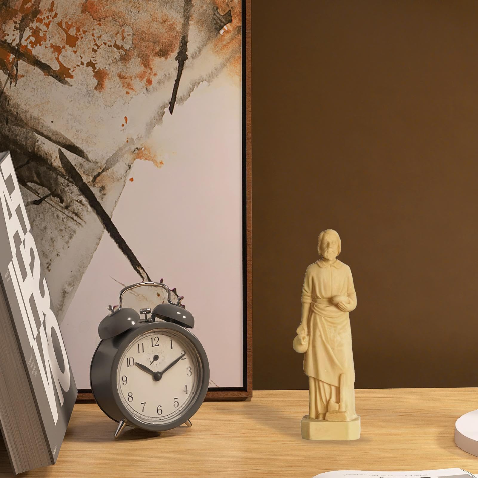 Religijna statua ?w. Józefa, statua ?w. Józefa do sprzeda?y domu - R?cznie malowana figurka z ?ywicy domu,Figurka z ?ywicy, rzemios?a, elegancki wystrój salonu, poprawia dekoracje