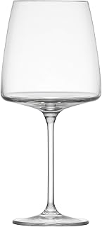 Schott Zwiesel Tritan Crystal Glass Sensa Collection, Burgundy Red Wine Glass, Set of 6, 24 Ounce
