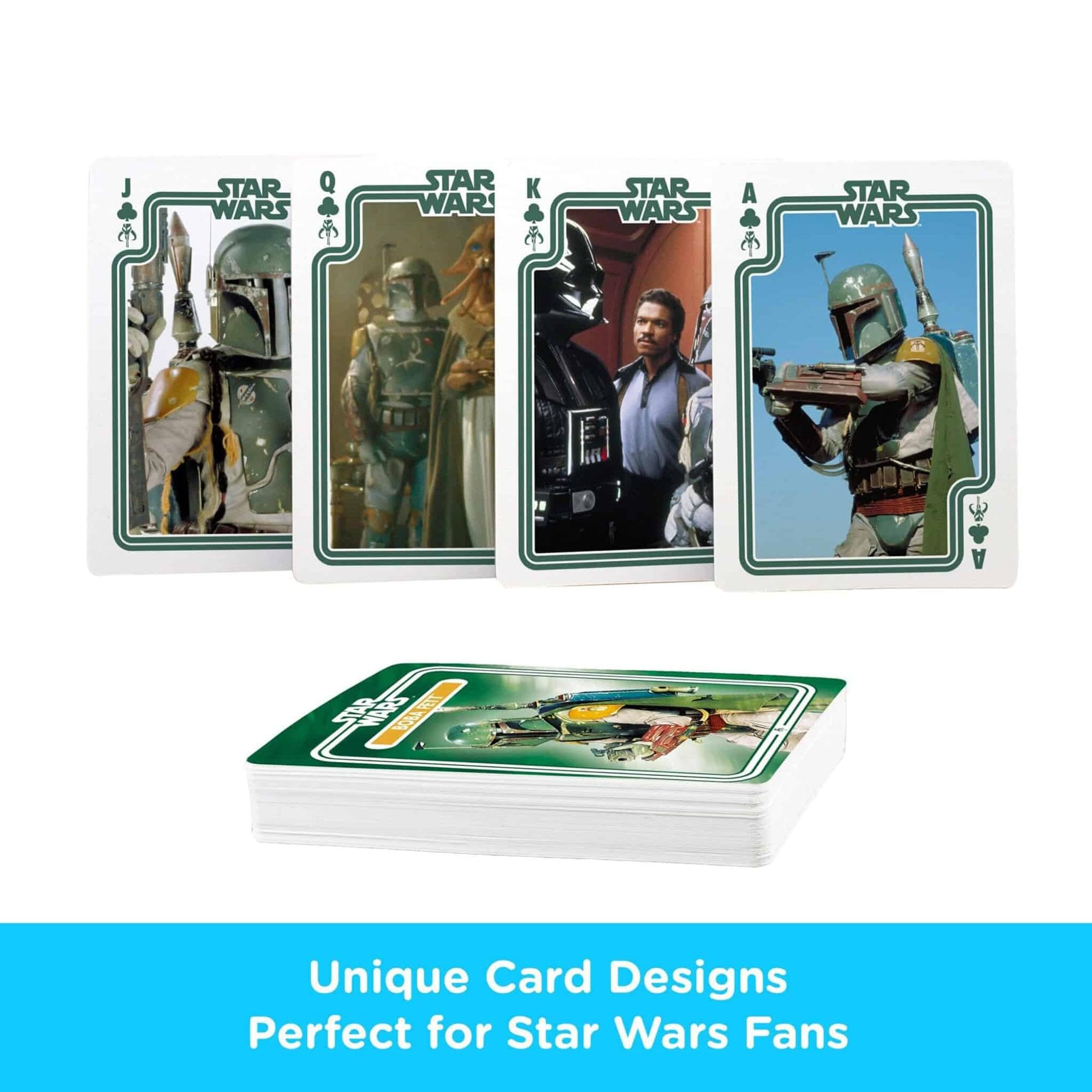 Star Wars Aquarius Bobba Fett Lot de 52 Cartes à Jouer + Jokers (NM)