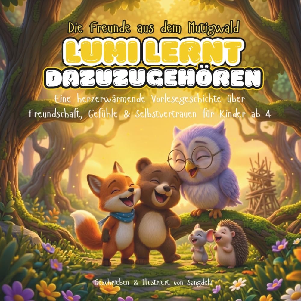 Die Freunde aus dem Mutigwald | Lumi lernt dazuzugehören: Ein Bilderbuch für Kinder ab 4 über Gefühle, Selbstvertrauen & Freundschaft. ... der sozial-emotionalen Entwicklung (SEL))
