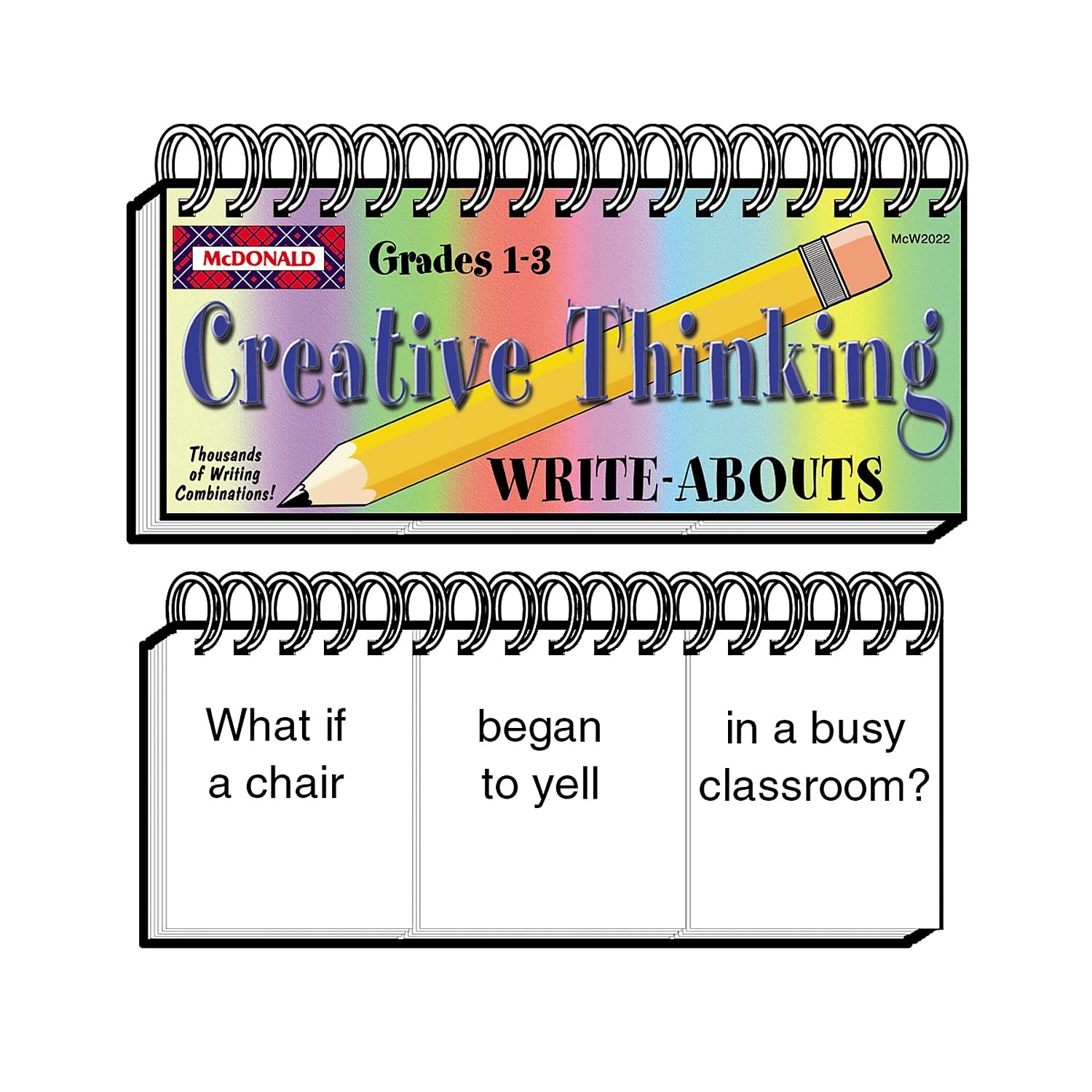Teacher Created Resources Creative Thinking Write-Abouts by McDonald Publishing, Paperback, Grade 1-3, 2/Bundle (MC-W2022-2) - Image 2