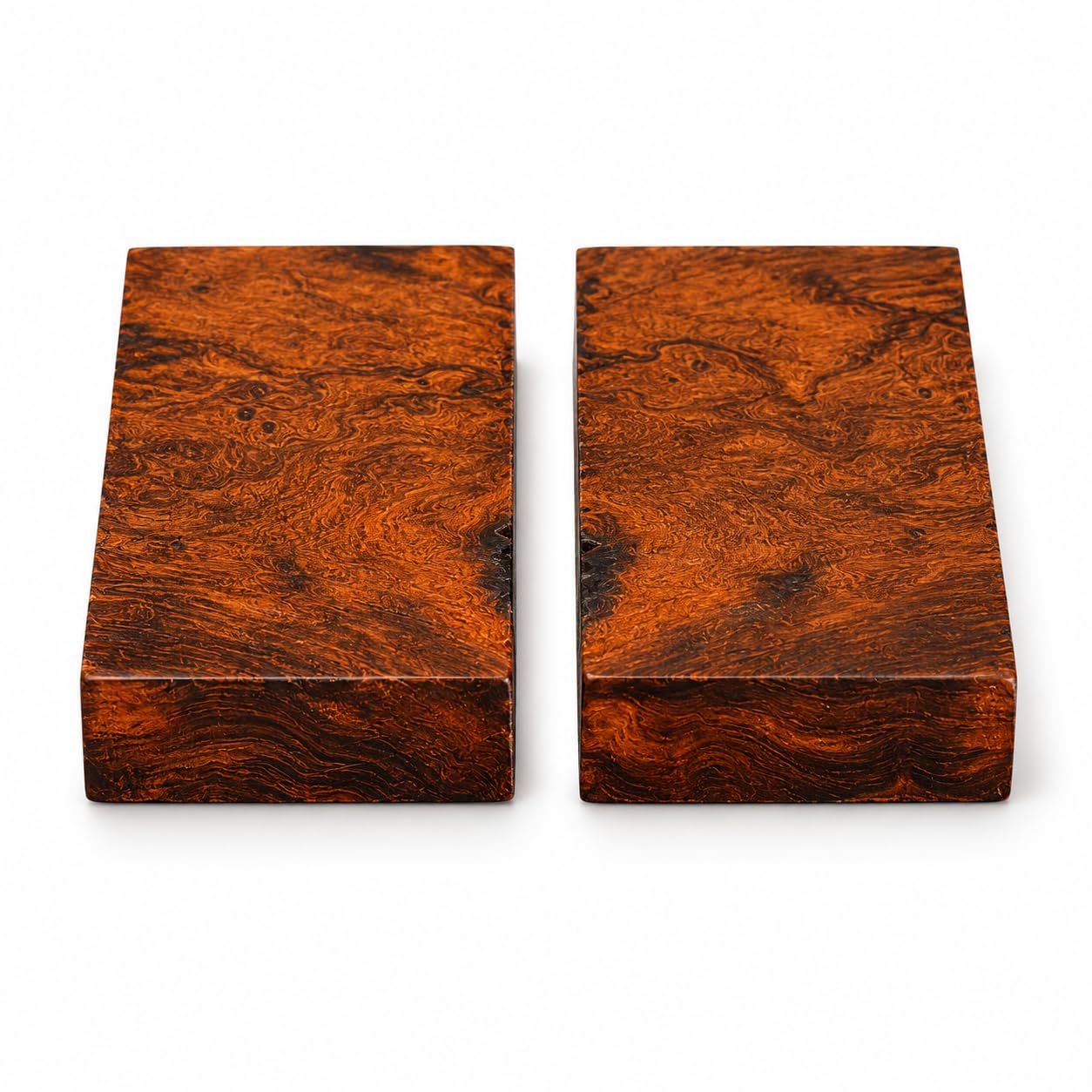 IECAP LLC Bookmatched Desert Ironwood Knife Handle Scales – Grade A, 1 Pair – Exotic Wood Knife Handle Material – Natural Iron Wood Scales for Knife Making & Woodworking– 5 1/8 x 1 3/4 x 1/2 in — Amazon image 9