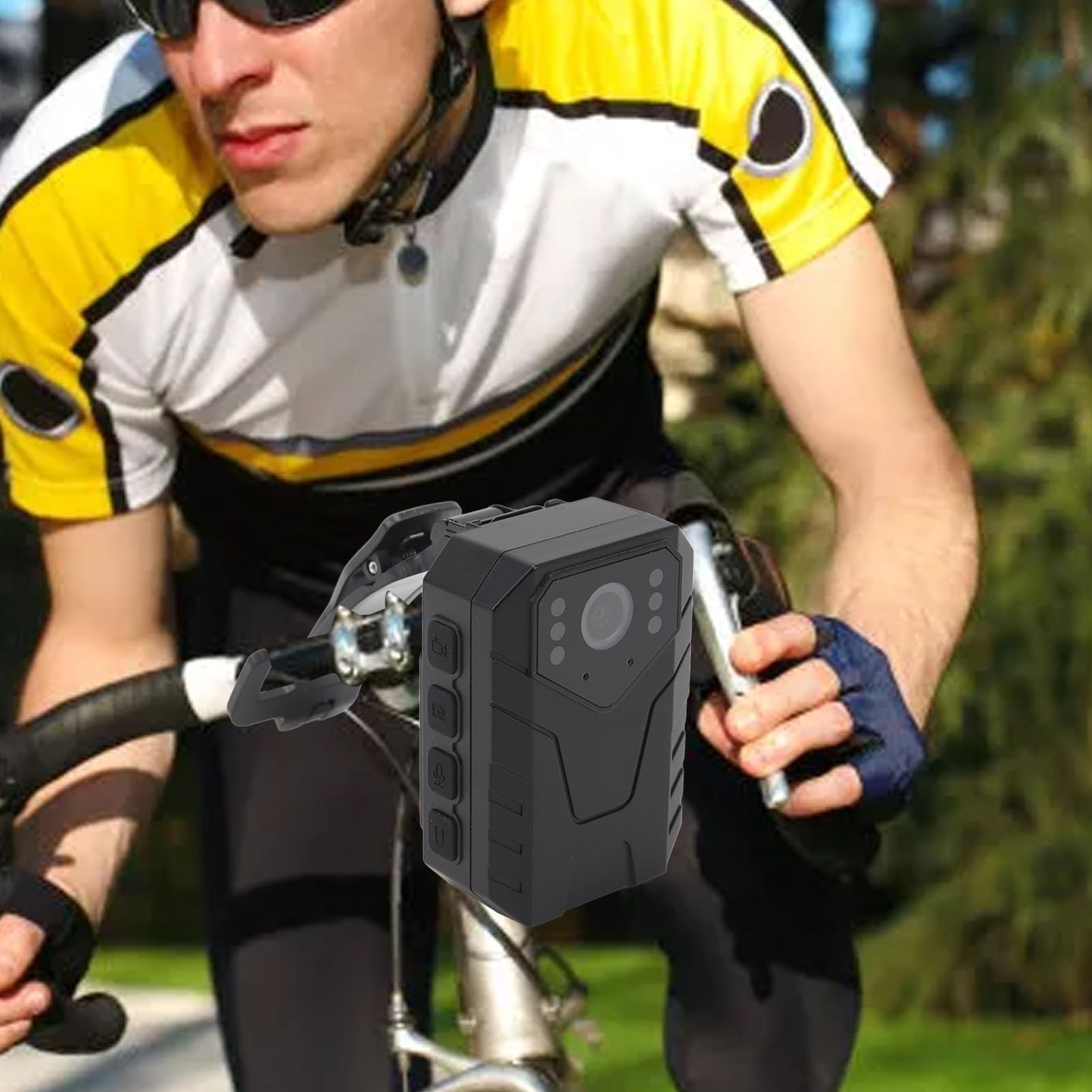 4K Clip Camera con Clips, Riproduzione dei Colori HD, Telecamera di Sorveglianza Visione Notturna per Verifica di Sicurezza, Registrazione Studio, Inchiesta Intervista