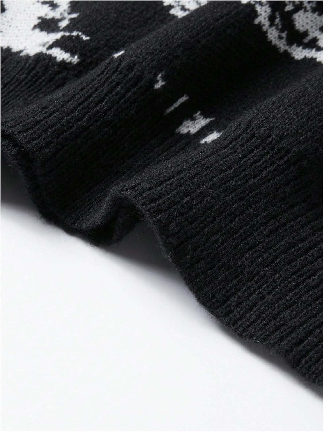 Men's Fall Goth Grunge Sweater Y2K Oversized Punk Sweater Halloween Graphic Long Sleeve Knit Pullover Streetwear - Image 4