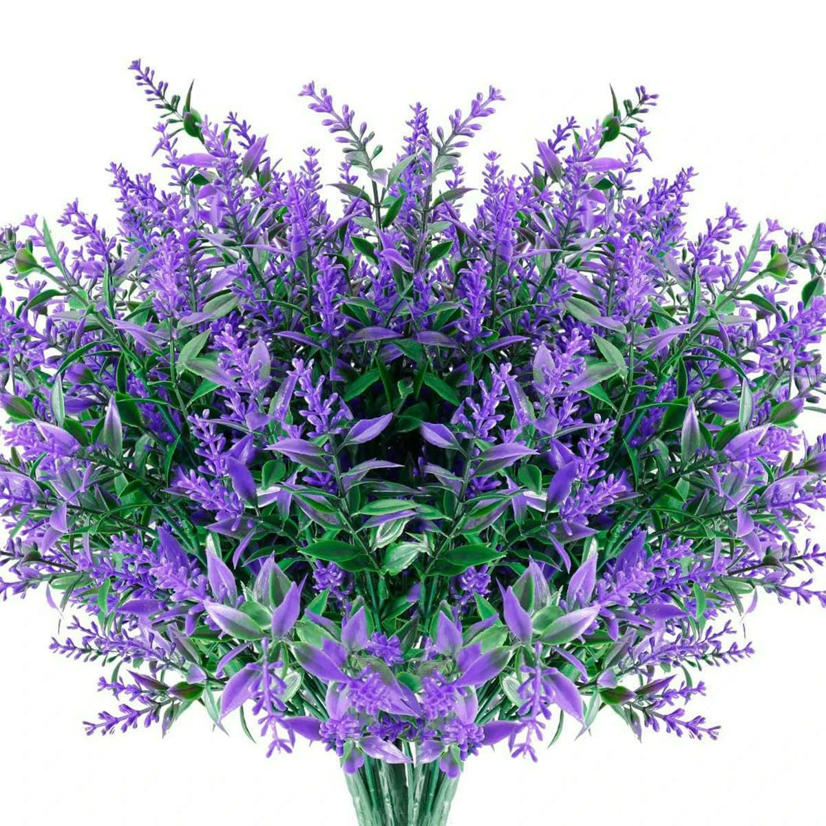 AYHTUD Artificial Flowers Cheap Lavender Fake Plants Grass Wedding Home Garden Decor Photography Props Outdoor Bonsai- -3pcs