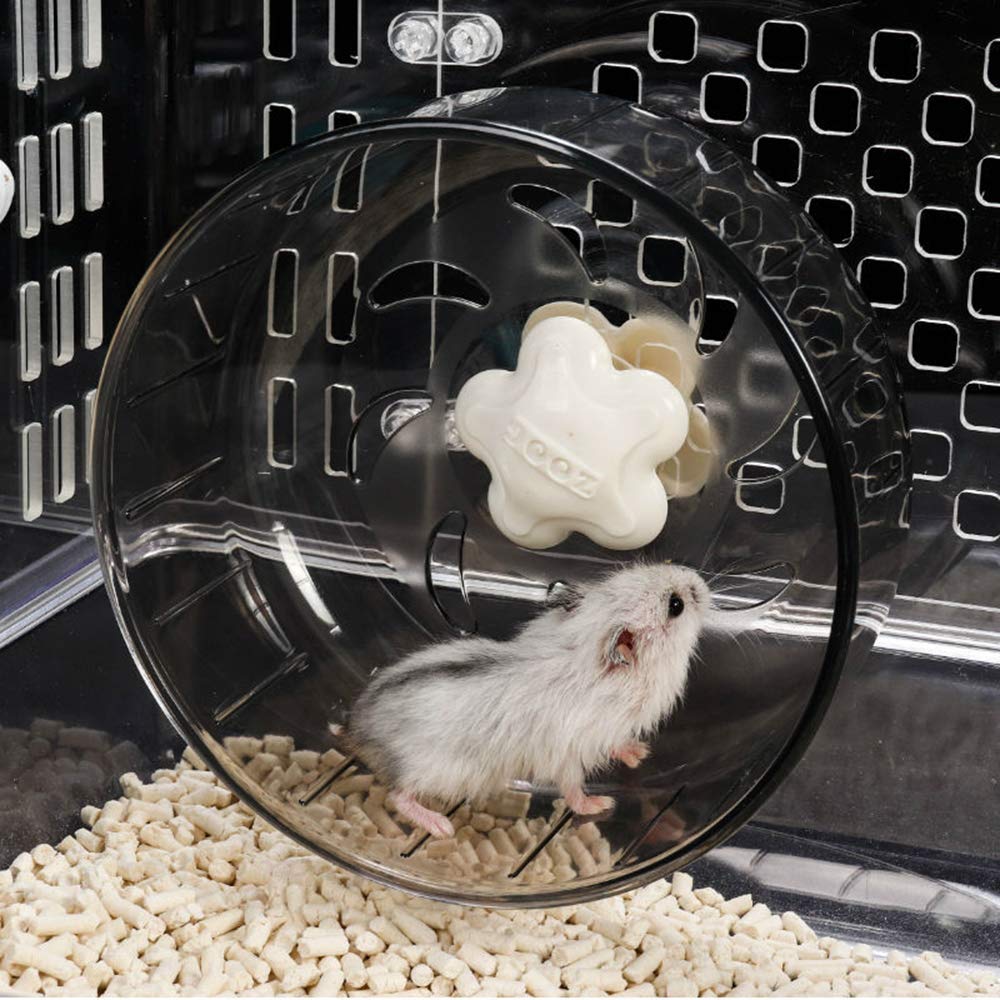 GOLDEAL 5.1 Inches Small Silent Hamster Wheel, Toys for Cage, Super Mute Spinner Exercise Running Wheel for Gerbils or Mice - image 4
