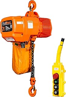 Prowinch 2 Ton Electric Chain Hoist Heavy Duty 20ft G100 Chain M4/H3 208~240/440~480V