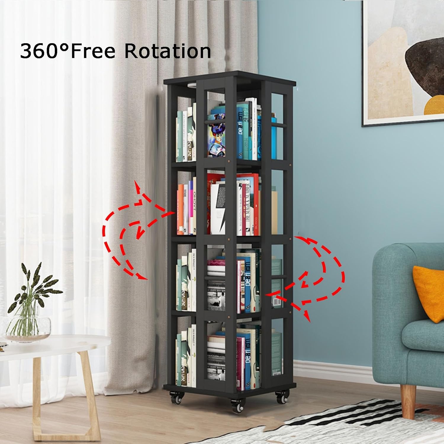 2層の折るスペース節約のプラスチック収納箱、足車が付いている収納 2層の折るスペース節約のプラスチック収納箱、足車が付いている収納