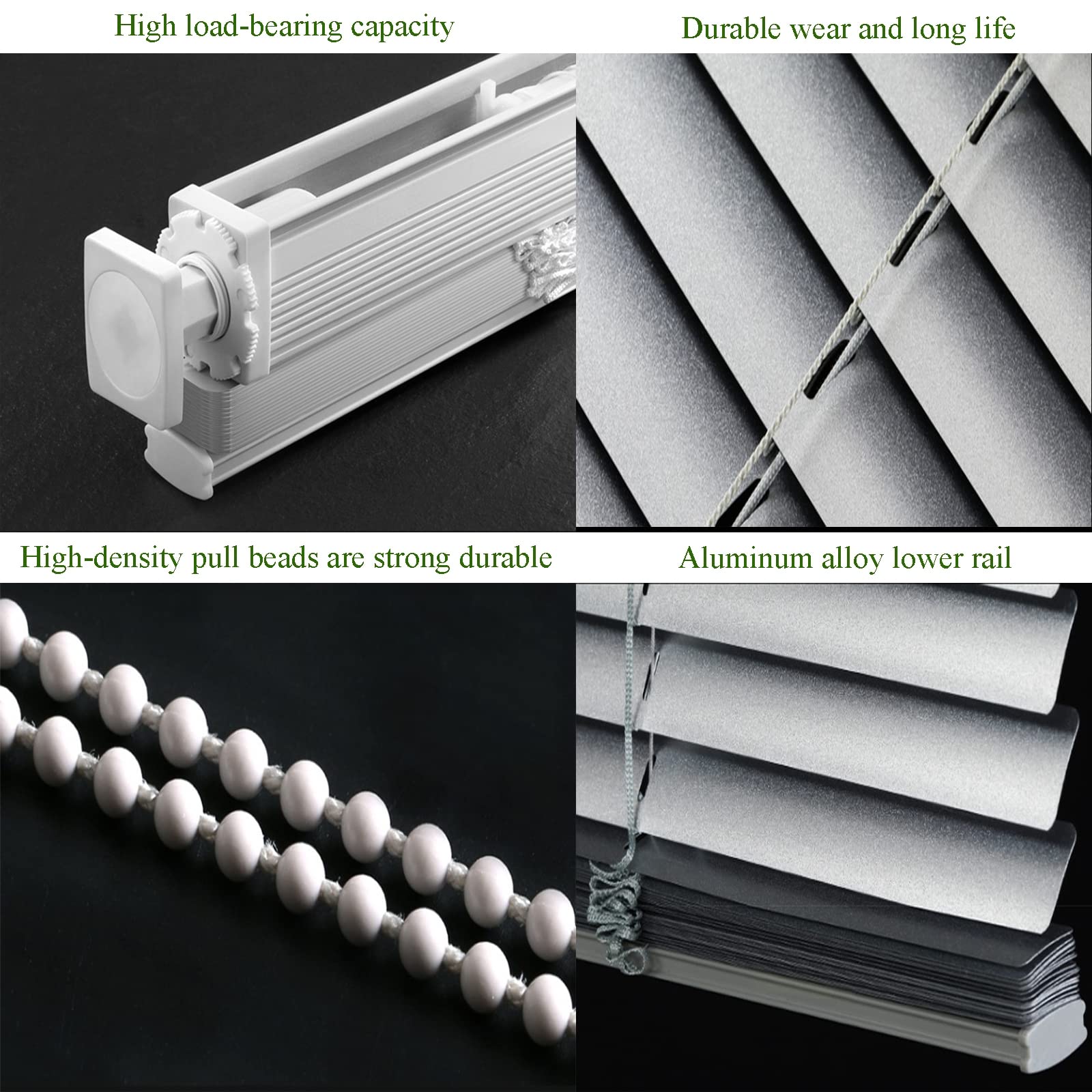 Aluminiowe żaluzje okienne, zaciemniające, metalowe żaluzje weneckie, abażur filtrujący światło, do kuchni, biura, łazienki, sypialni, salonu, konfigurowalne, szer. 110 x wys. 140 cm