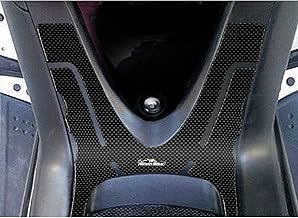 Resin Bike Autocollant Moto Compatibles avec Yamaha Tmax 500 2008-2011. Protection Repose-Pieds Centrale Contre Les Chocs et Les Éraflures. Autocollants 3D Résinés – Made in Italy