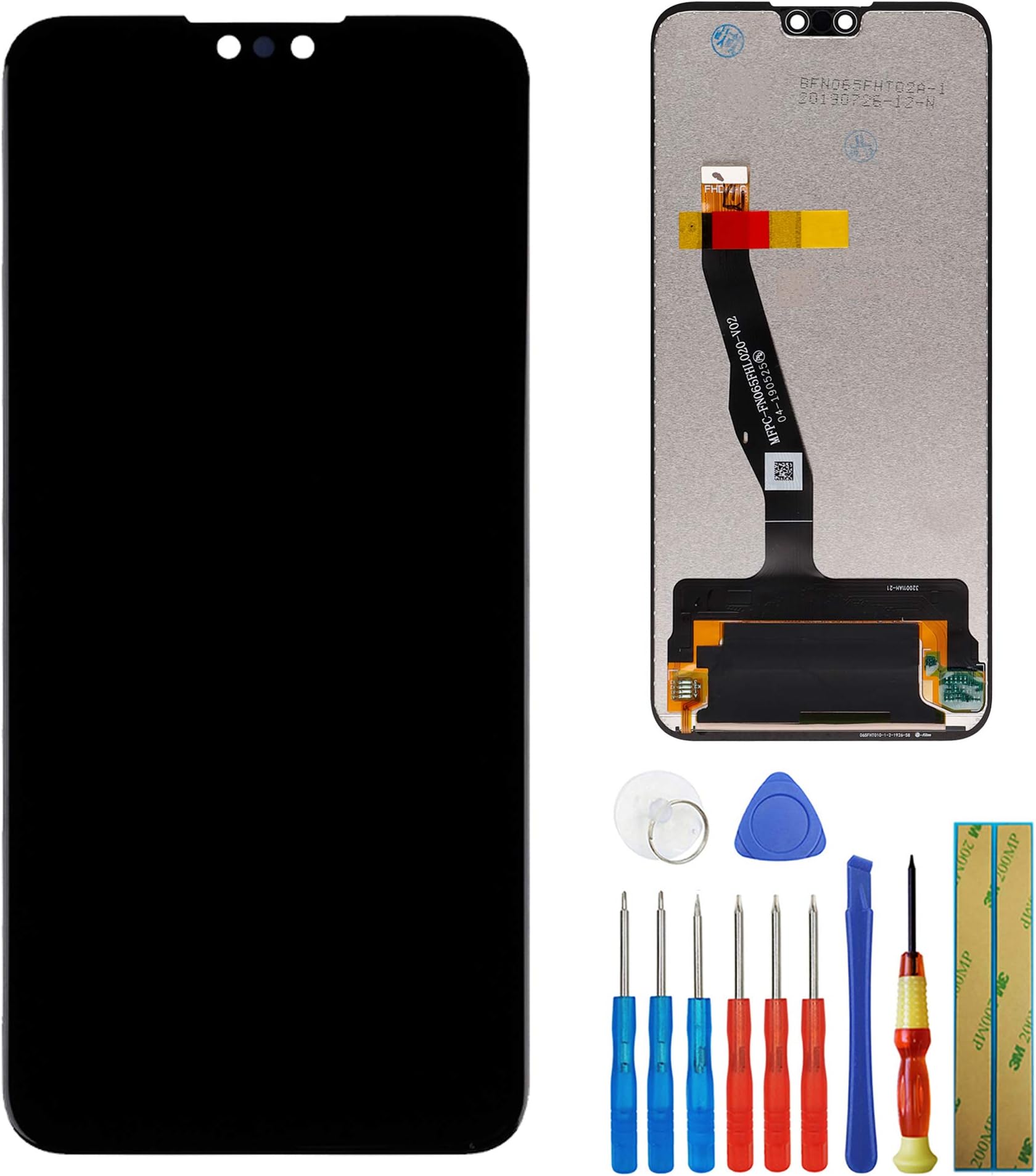 E-YIIVIIL LCD Screen Compatible with Huawei Y9 2019 JKM-LX1 JKM-LX2 JKM-LX3 JKM-AL00 JKM-TL00 6.5" inch LCD Touch Screen Display Assembly with Tools