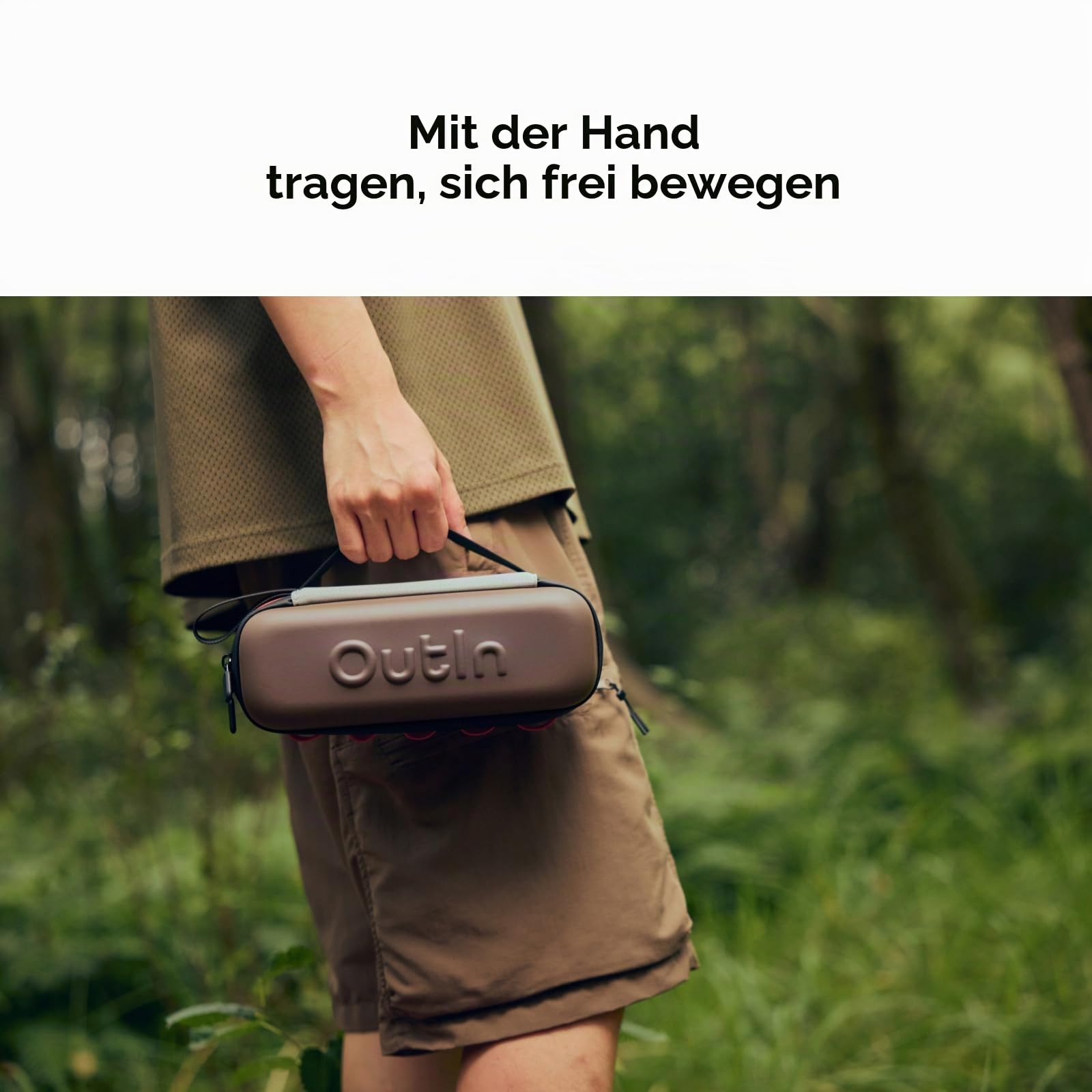 OutIn Mino Tragbare Elektrische Espressomaschine Eva Schutzhülle im Set