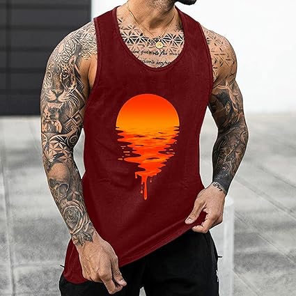 OZONEE Herren Tank Top - Ärmelloses Muskelshirt Für Training & Fitness