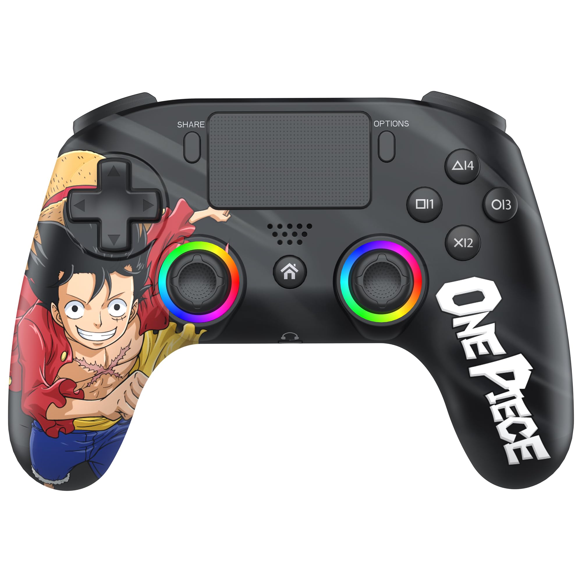 Subsonic - Manette sans Fil PS5 One Piece Luffy Fishman - Noire