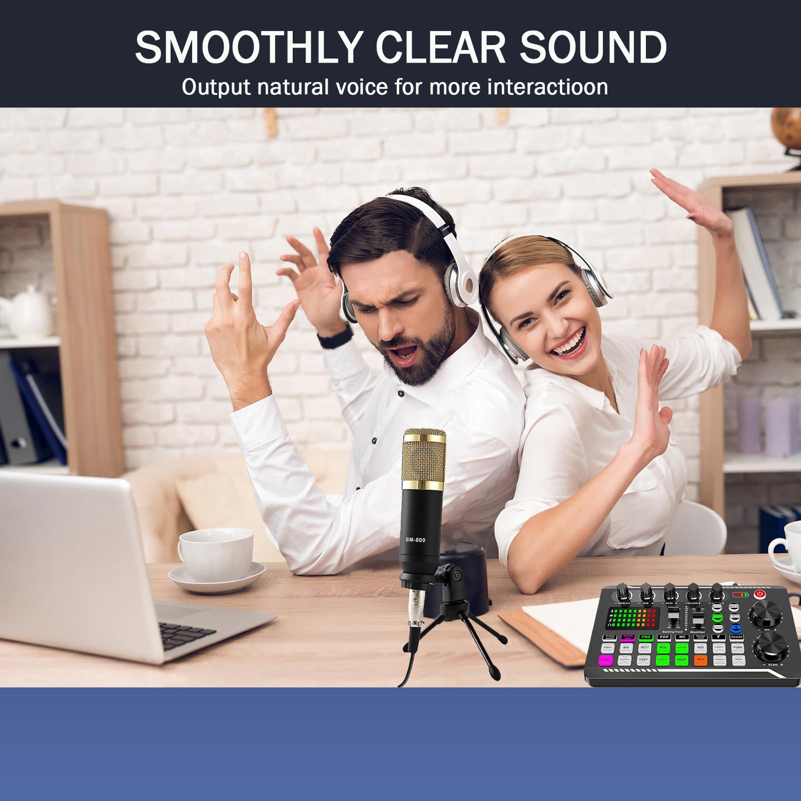 Amazon.com: F998 Live Sound Card & Audio Mixer with 16 Voice