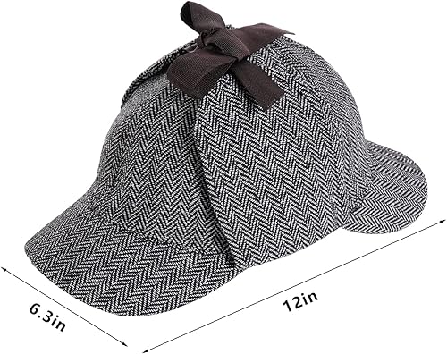 Miniatura 7 de HOVEOX Conjunto de accesorios de disfraz de detective, disfraz de detective, disfraz de detective, disfraz de Halloween