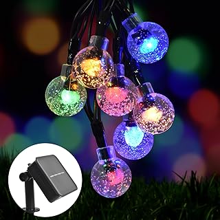 イルミネーションライト ソーラー 屋外 50電球 9.5M ストリングライト led 防水 多彩 点滅 IP55 防水 8モード 夜間自動点灯 デコレーションライト ガーデンライト 室内 室外 屋外 飾りライト 結婚式 誕生日 学園祭 キャンプ パーティー 電飾
