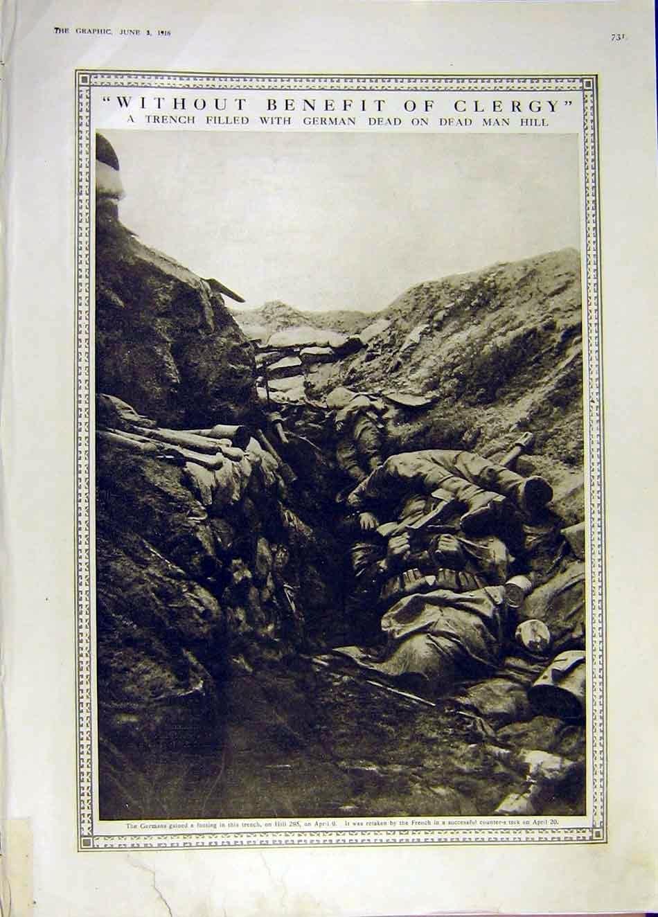 Clergy Trench German DeadManHill Sodliers Ww1 1916 Amazon.co.uk