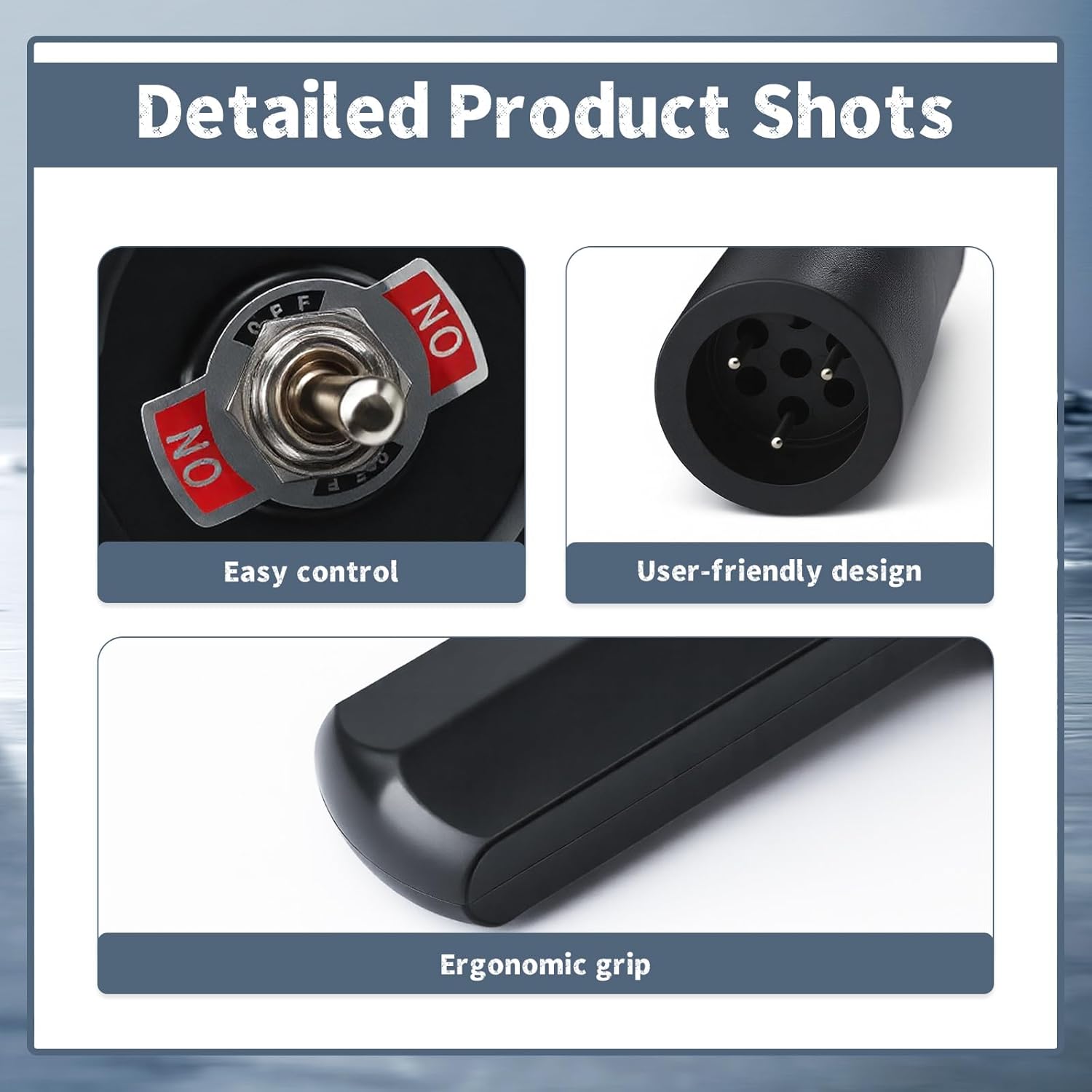 80172 Remote Control Kit Compatible with WARN 4000 4700 Winches, Extended-Range Controller 3.65m/12’ Lead Winch Replacement Part